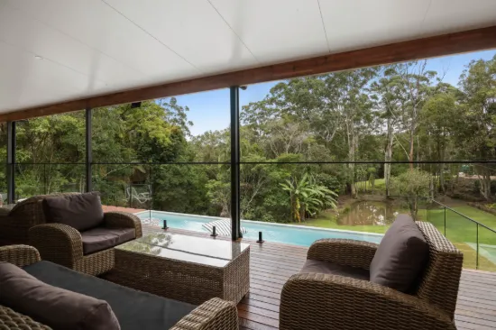 Private Acreage Living with Subdivision Potential, Leafy Views & A Resort-Style Pool