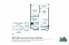 Stylish One-Bedroom with Skylit Study & Elevated Outlook