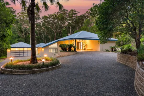 Architectural Masterpiece on 2.3 Private Acres with Studio & Resort-Style Pool