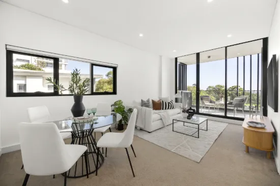 North-Facing Modern Two Bedroom Apartment 