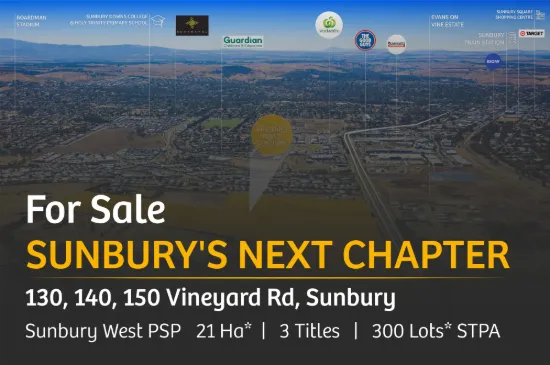 130, 140 & 150 Vineyard Road, Sunbury, Vic 3429