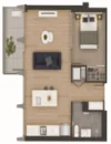 0815/477 Boundary St, Spring Hill, Qld 4000-Floorplan