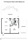 1/19 Chapman Street, North Melbourne, Vic 3051-Floorplan