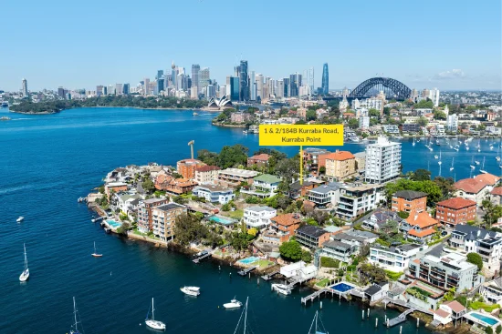 1 & 2/184B Kurraba Road, Kurraba Point, NSW 2089