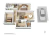 1/210 Domain Road, South Yarra, Vic 3141-Floorplan