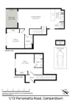 1/72 Parramatta Road, Camperdown, NSW 2050-Floorplan