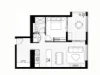 1 Bedroom/5 Halifax Street, Macquarie Park, NSW 2113-Floorplan