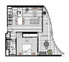 1007/170 Logan Rd, Woolloongabba, Qld 4102-Floorplan