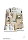 1007/39 Park Street, South Melbourne, Vic 3205-Floorplan