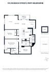 101/65 Beach Street, Port Melbourne, Vic 3207-Floorplan