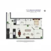 1011/111  Melbourne Street, South Brisbane, Qld 4101-Floorplan