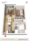 1011/31 City Road, Southbank, Vic 3006-Floorplan