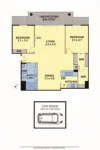 105/83 Whiteman Street, Southbank, Vic 3006-Floorplan