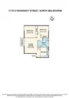 11/70 O'Shanassy Street, North Melbourne, Vic 3051-Floorplan