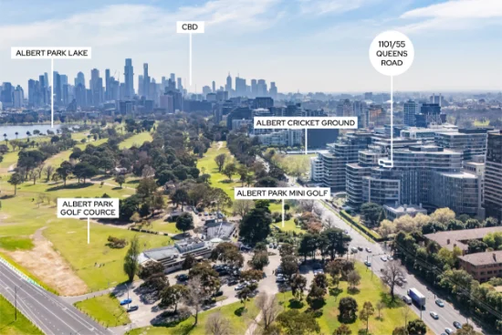 1101/55 Queens Road, Melbourne, Vic 3004-Image