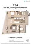 1101/7 Railway Street, Chatswood, NSW 2067-Floorplan
