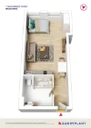 1104/60 Market Street, Melbourne, Vic 3000-Floorplan