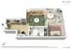 1109/1 Balston Street, Southbank, Vic 3006-Floorplan
