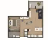 1110/477 Boundary St, Spring Hill, Qld 4000-Floorplan