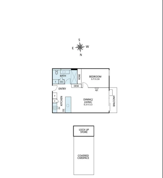 114/22 Barkly Street, Brunswick East, Vic 3057-Floorplan