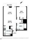 1205/33 City Road, Southbank, Vic 3006-Floorplan