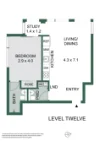 1206/1B Lawson Square, Redfern, NSW 2016-Floorplan
