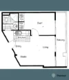 1216/339 Swanston St, Melbourne, Vic 3000-Floorplan