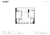 1301/272 Normanby Road, South Melbourne, Vic 3205-Floorplan
