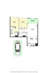 1305S/889 Collins Street, Docklands, Vic 3008-Floorplan