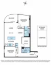 1306/39 Park Street, South Melbourne, Vic 3205-Floorplan