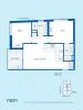 1306/408 Spencer Street, West Melbourne, Vic 3003-Floorplan