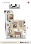 1309/18 Waterview Walk, Docklands, Vic 3008-Floorplan