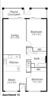 14/1A St Kilda Road, St Kilda, Vic 3182-Floorplan