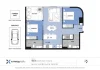 1501/6 Joseph Road, Footscray, Vic 3011-Floorplan