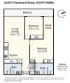 1510/7 Claremont Street, South Yarra, Vic 3141-Floorplan