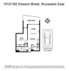1512/182 Edward Street, Brunswick East, Vic 3057-Floorplan