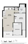 1601/89 Gladstone Street, South Melbourne, Vic 3205-Floorplan