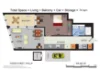 1605 /2 Furzer Street, Phillip, ACT 2606-Floorplan
