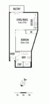 1612/283 City Road, Southbank, Vic 3006-Floorplan