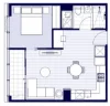 1705/105 Batman Street, West Melbourne, Vic 3003-Floorplan