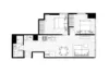 1815/70 Southbank Boulevard, Southbank, Vic 3006-Floorplan
