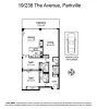 19/238 The Avenue, Parkville, Vic 3052-Floorplan