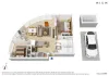 1903/105 Batman Street, West Melbourne, Vic 3003-Floorplan