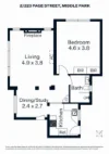 2/223 Page Street, Middle Park, Vic 3206-Floorplan