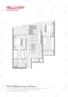 2006/23 MacKenzie Street, Melbourne, Vic 3000-Floorplan