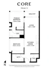 2009/120 A'beckett Street, Melbourne, Vic 3000-Floorplan