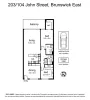 203/104 John Street, Brunswick East, Vic 3057-Floorplan