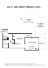 209/11 Reid Street, Fitzroy North, Vic 3068-Floorplan