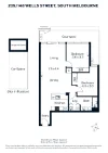 209/148 Wells Street, South Melbourne, Vic 3205-Floorplan