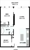 212/8 Luton Lane, Hawthorn, Vic 3122-Floorplan